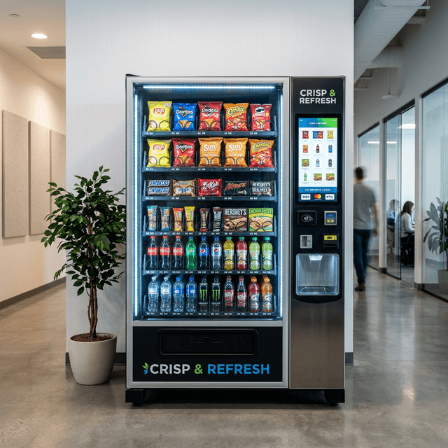 Modern Florida vending machine in Daytona Beach